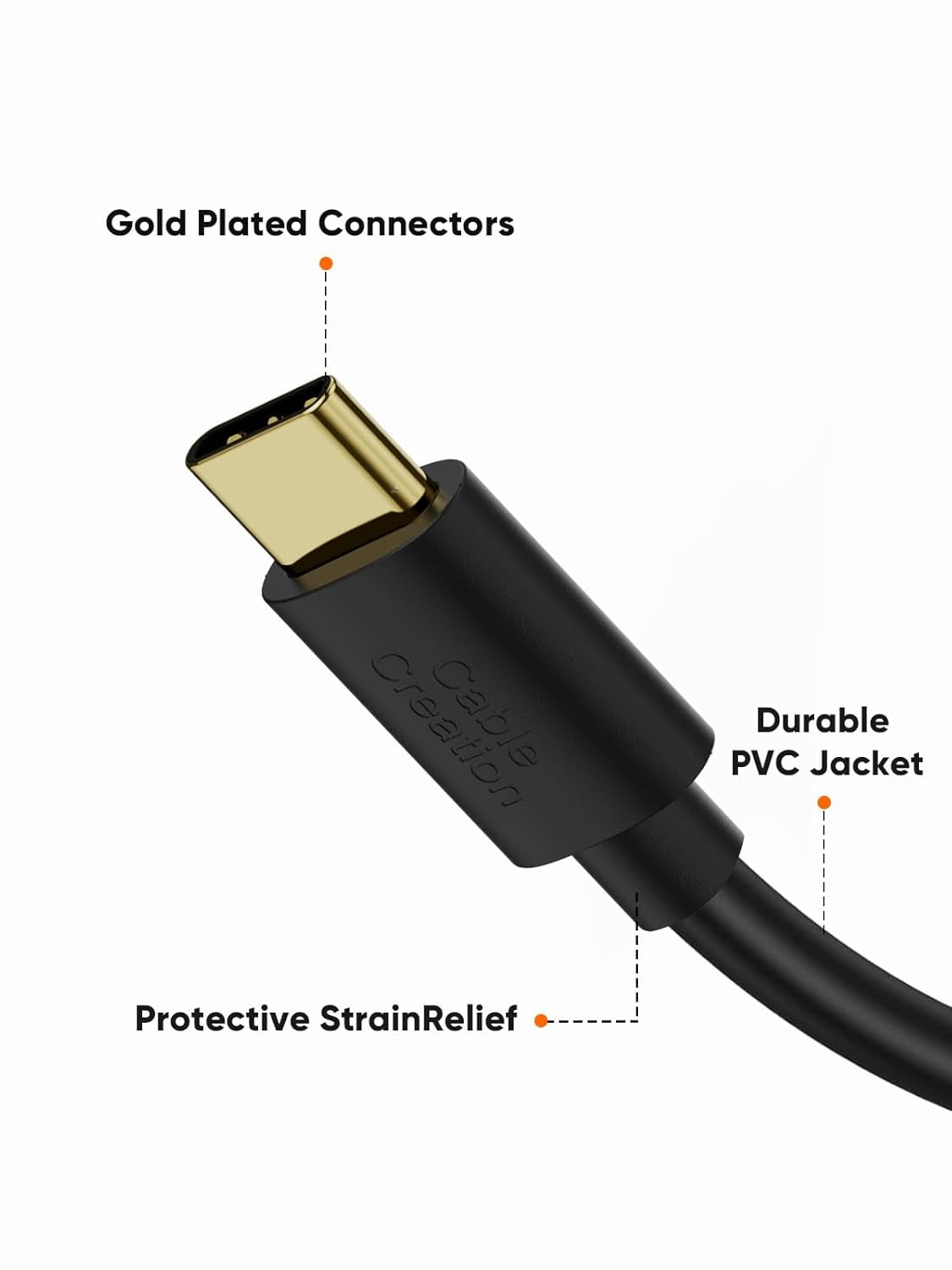 USB Type-C 6-Inch Fast Charging Data Cable - Compatible with Power Banks, Galaxy S23, iPad Pro, iPad Mini, iPhone 15/16, Android Devices, and PS5 Controllers