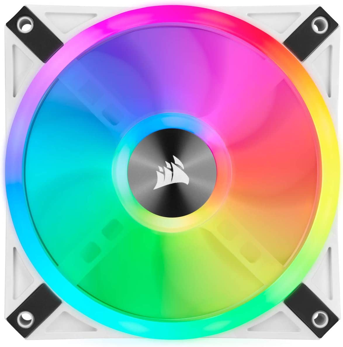 Corsair QL Series iCUE QL120 RGB 120mm PWM White LED Fan - Single Unit