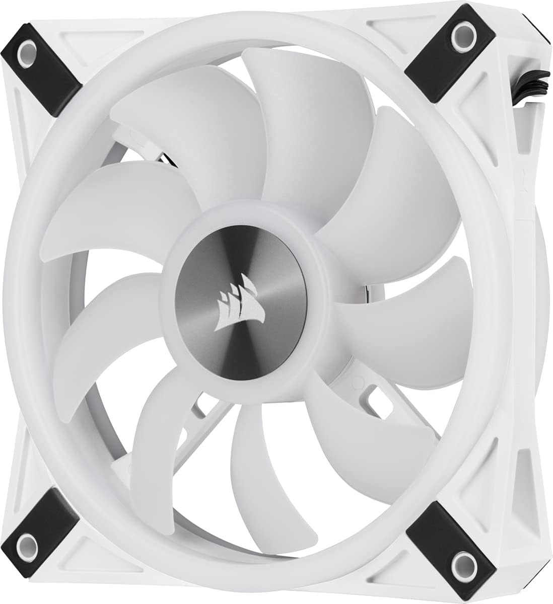 Corsair QL Series iCUE QL120 RGB 120mm PWM White LED Fan - Single Unit