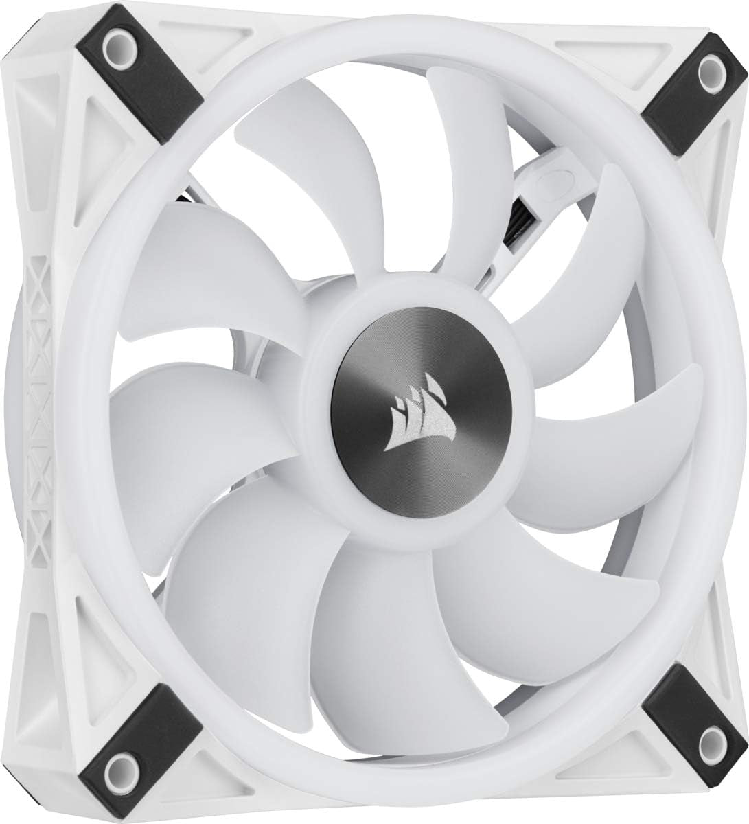 Corsair QL Series iCUE QL120 RGB 120mm PWM White LED Fan - Single Unit