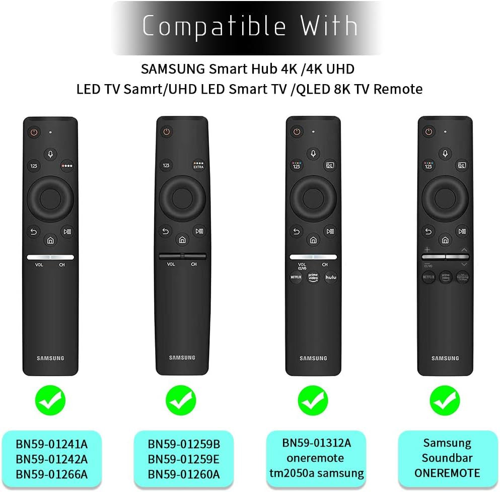 Samsung BN59 Series Smart TV Remote Silicone Case - Shockproof with Thickened Layer, Blue