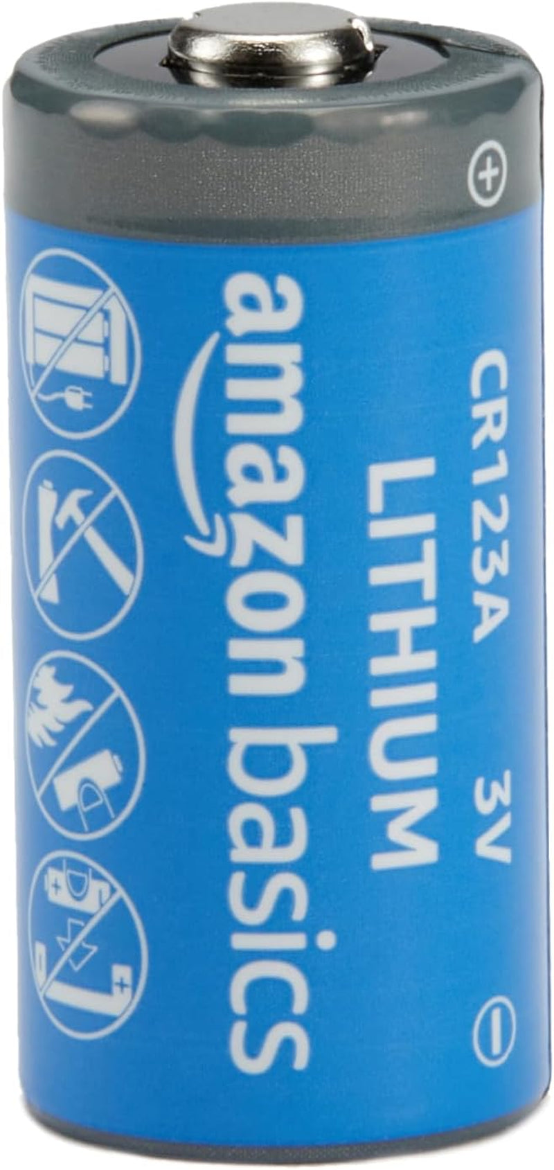 6-Pack CR123A Non-Rechargeable Lithium Batteries, 3V, Up to 10-Year Shelf Life