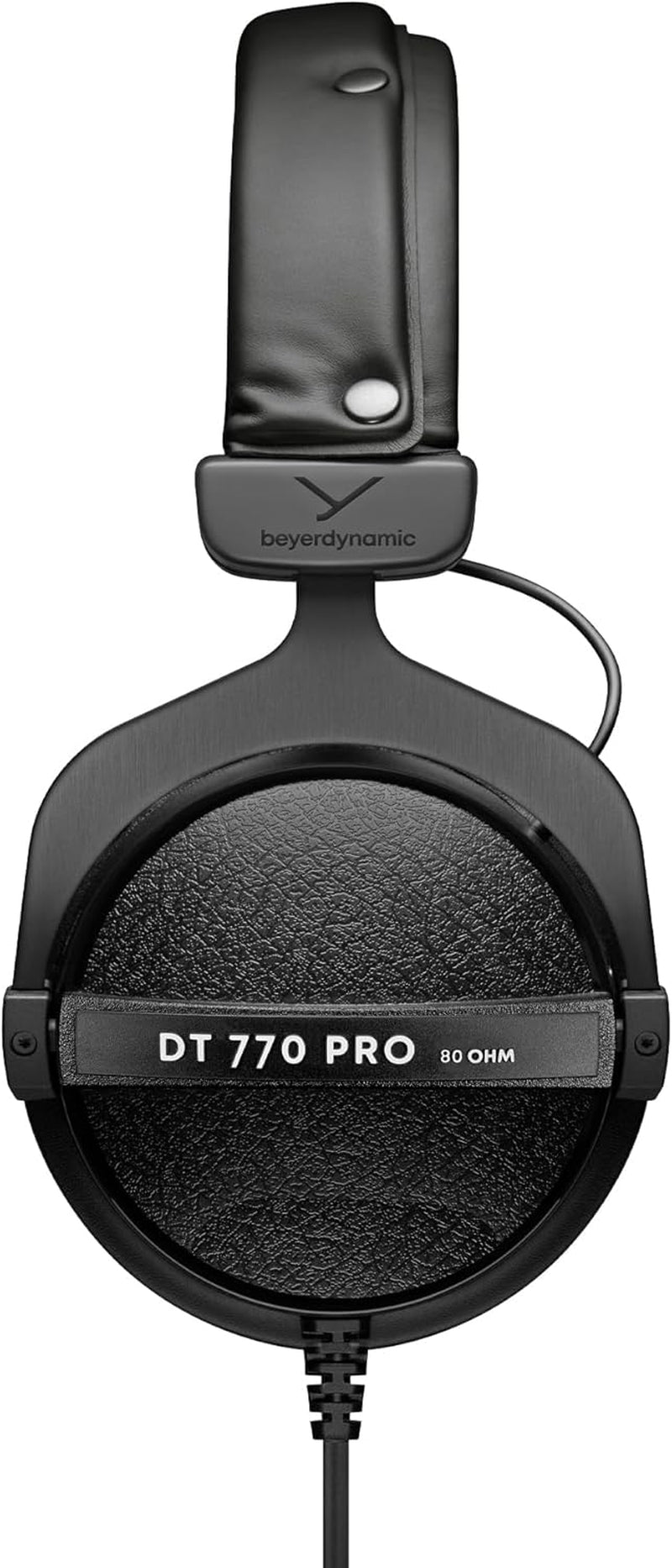 DT 770 PRO 80 Ohm Over-Ear Studio Headphones - Gray, Enclosed Design, Wired for Professional Recording and Monitoring