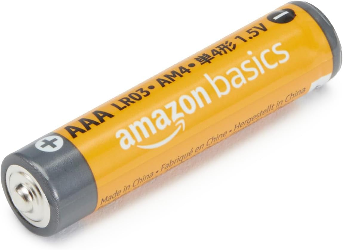 AAA Long-Lasting Alkaline Batteries, 36-Pack, 1.5 Volt, Dependable Performance, 10-Year Shelf Life, Ideal for Emergency Preparedness