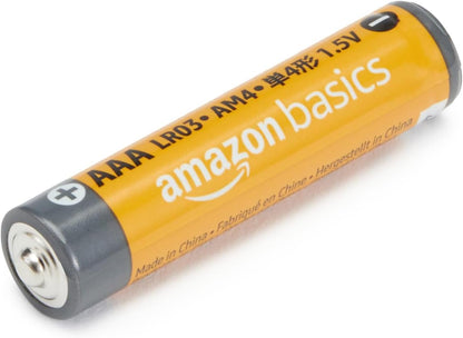 AAA Long-Lasting Alkaline Batteries, 36-Pack, 1.5 Volt, Dependable Performance, 10-Year Shelf Life, Ideal for Emergency Preparedness