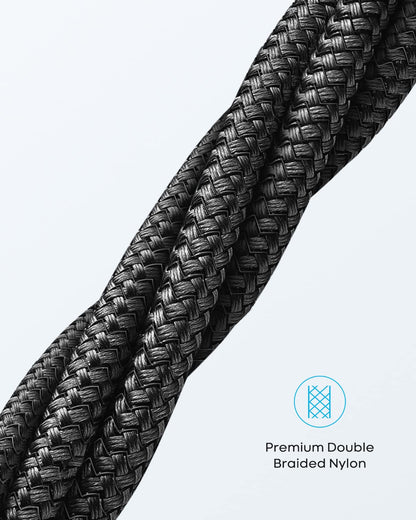 10Ft USB C Cable - Fast Charging USB A to USB C Charger Cord, Nylon Braided for iPhone 17, Air 16, 15 Pro Max Plus, and Samsung Galaxy S21, Note 10