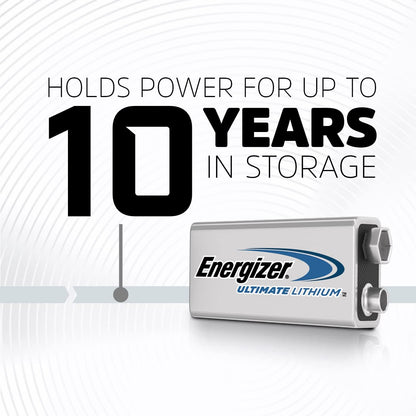 Ultimate Lithium 9V Battery Pack (2 Count)