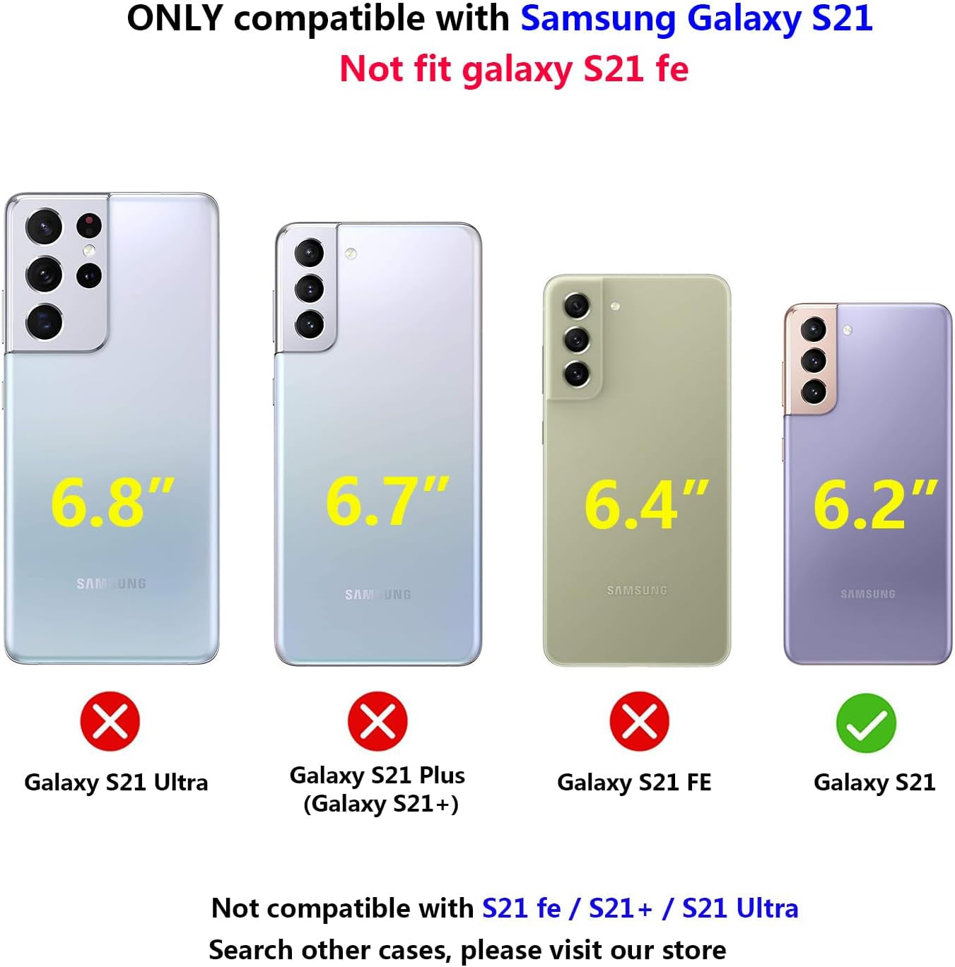 Galaxy S21 Slim Shockproof TPU Case with Gold Sparkle Glitter Marble Design for Samsung Galaxy S21 5G (6.2 Inch, 2021) - Pink and Purple