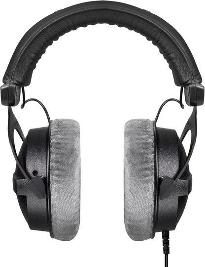 DT 770 PRO 80 Ohm Over-Ear Studio Headphones - Gray, Enclosed Design, Wired for Professional Recording and Monitoring