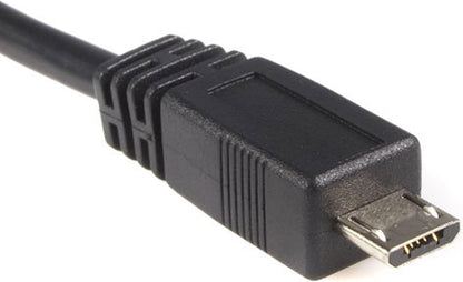 StarTech 10ft (3m) USB-A to Micro-B Cable - USB 2.0 - Black (UUSBHAUB10) | Data Transfer Speed up to 480Mbps, Aluminum-Mylar Foil with Braided Shielding, Durable PVC Construction