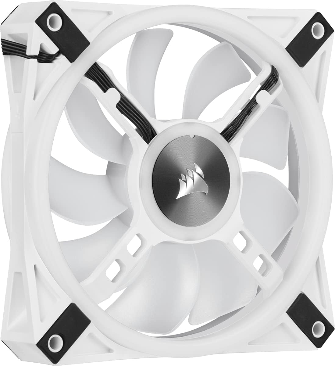 Corsair QL Series iCUE QL120 RGB 120mm PWM White LED Fan - Single Unit
