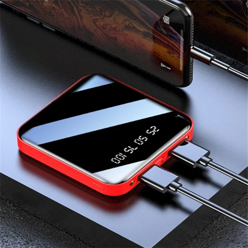 20000mAh Portable Power Bank with Mirror and Digital Display