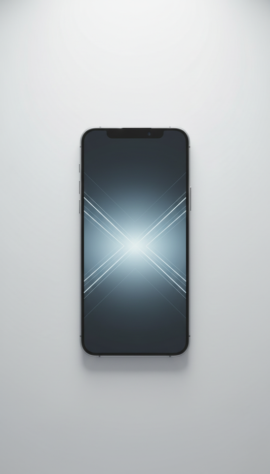 Minimalist Smartphone with Edge-to-Edge Display