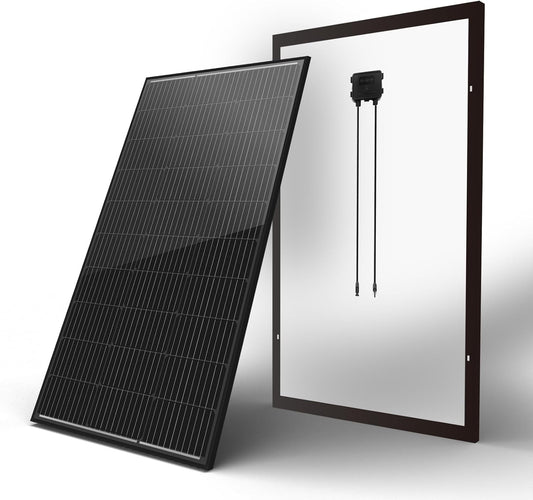 100W Monocrystalline Solar Panel - High Efficiency 12V Module for RV, Marine, and Off-Grid Applications