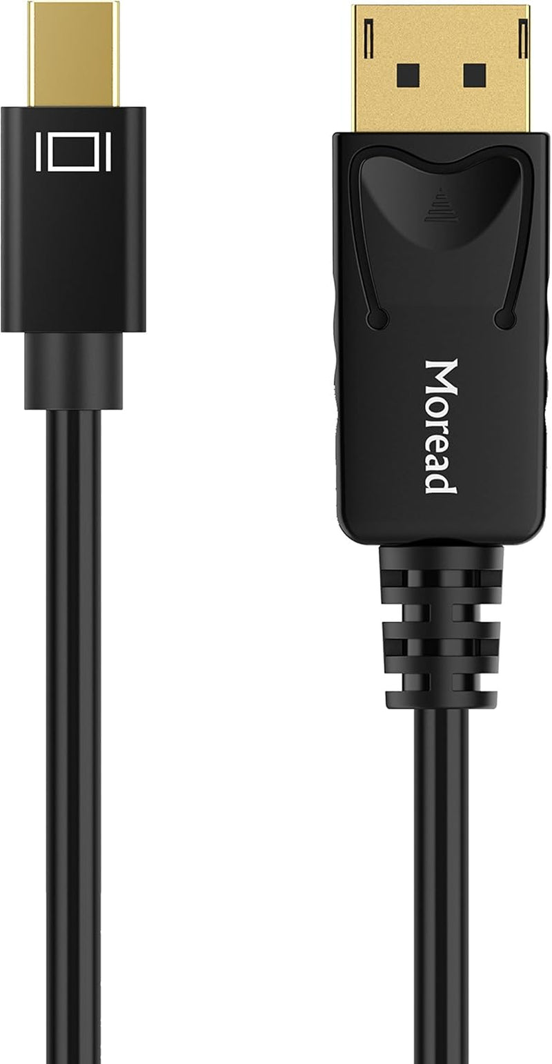 8K Mini DisplayPort to DisplayPort Cable 1.4, 6 Feet - Bi-Directional Connectivity, Supports Up to 8K@60Hz, 4K@240Hz, 2K@240Hz, 32.4Gbps; Compatible with MacBooks with Thunderbolt 1/2