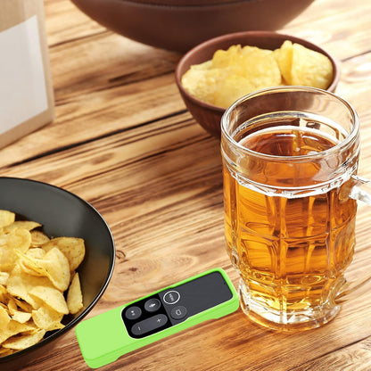 Case for Apple TV 4K and 4th Generation Remote in Chartreuse | Lightweight, Anti-Slip, Shockproof Silicone Cover for Siri Remote Controller