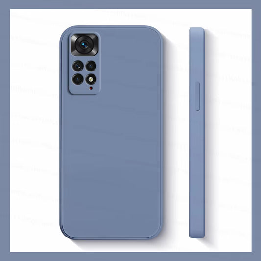Xiaomi Redmi Note 11S Shockproof Liquid Silicone Phone Case - Compatible with Redmi Note 10, 11, 12, 13 Pro Plus 5G
