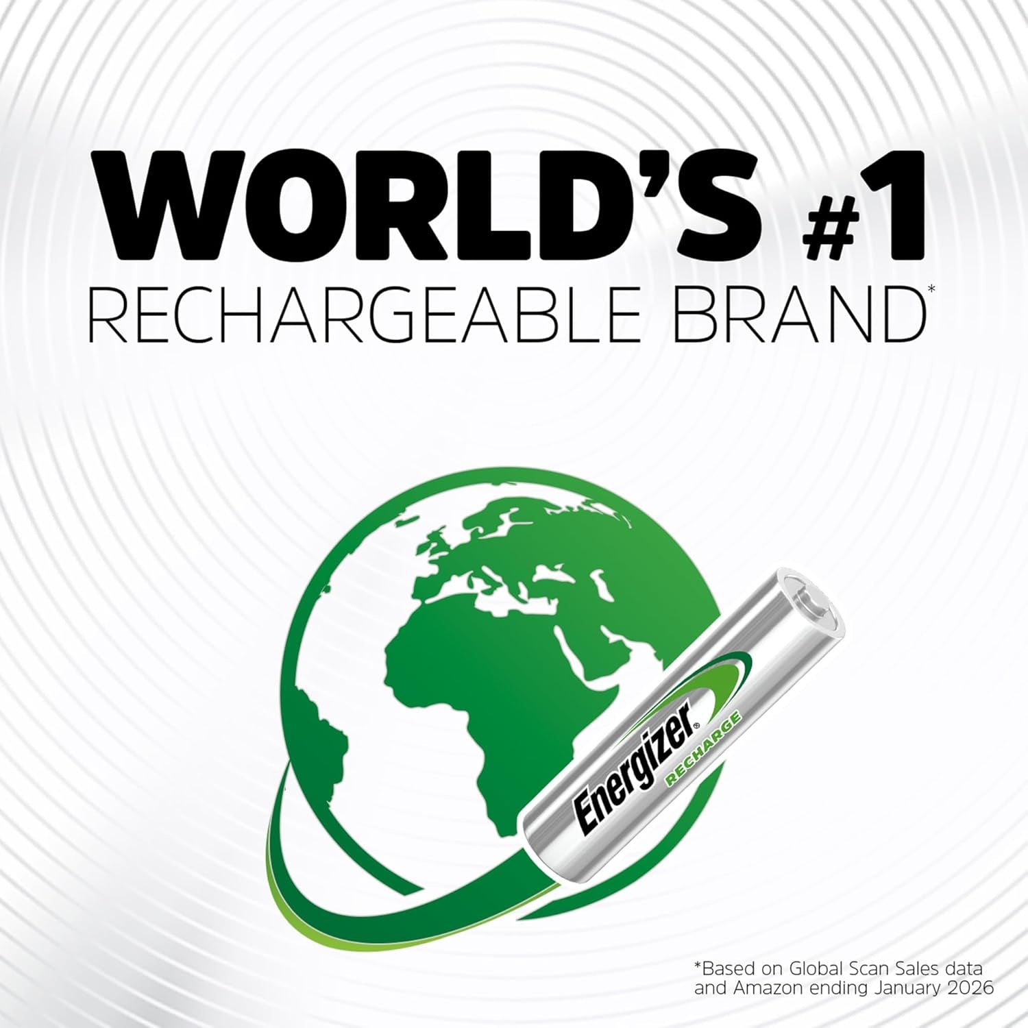 Universal Rechargeable AA Batteries - 16 Pack