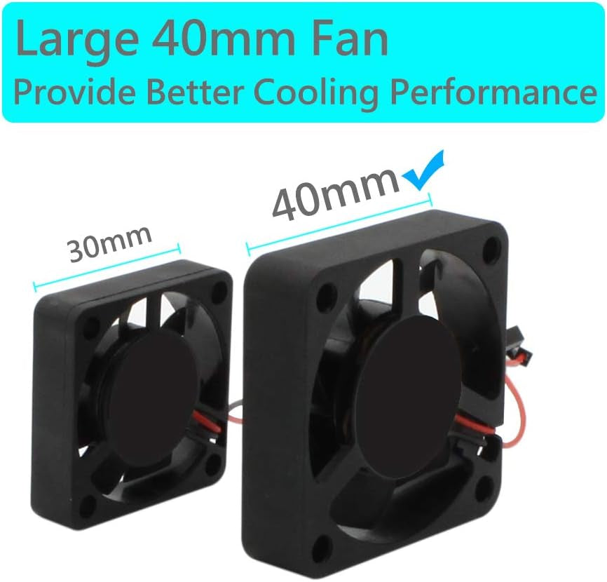 Raspberry Pi 4 ABS Case with Cooling Fan and Heatsink, Removable Top Cover for Model B/4B
