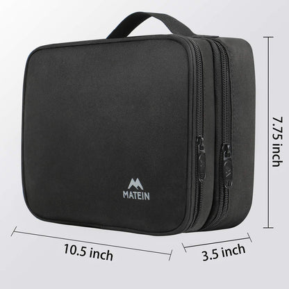 Electronics Organizer Travel Case - Water-Resistant Cable Organizer Bag for Camera Accessories, Travel Essentials, and Devices - Ideal Gift for Men