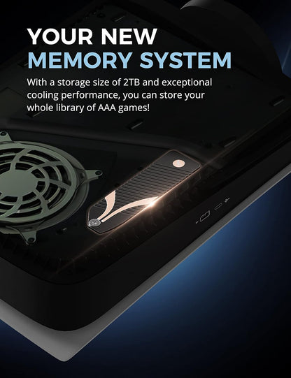 2TB Rocket 4 Plus NVMe 4.0 Gen4 PCIe M.2 Internal High-Performance SSD with M.2 NVMe Heatsink Combo (SB-RKT4P-PSHS-2TB)