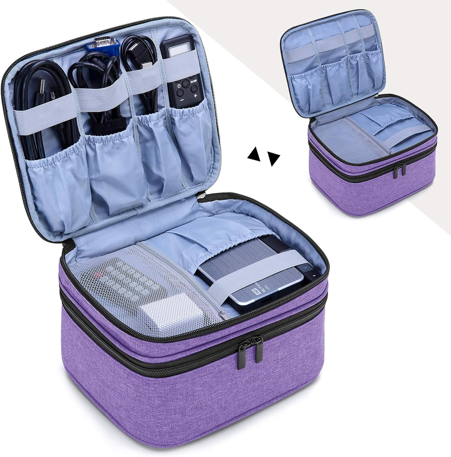 Professional Carrying Case for DR.J Mini Projector and Accessories - Purple