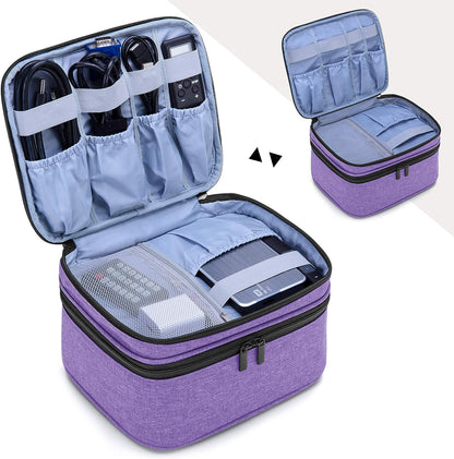 Professional Carrying Case for DR.J Mini Projector and Accessories - Purple