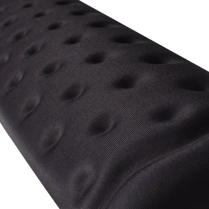 Memory Foam Wrist Rest Support Pad Set for Mouse and Keyboard - Ergonomic Design with Massage Holes for Enhanced Comfort and Pain Relief (Black)