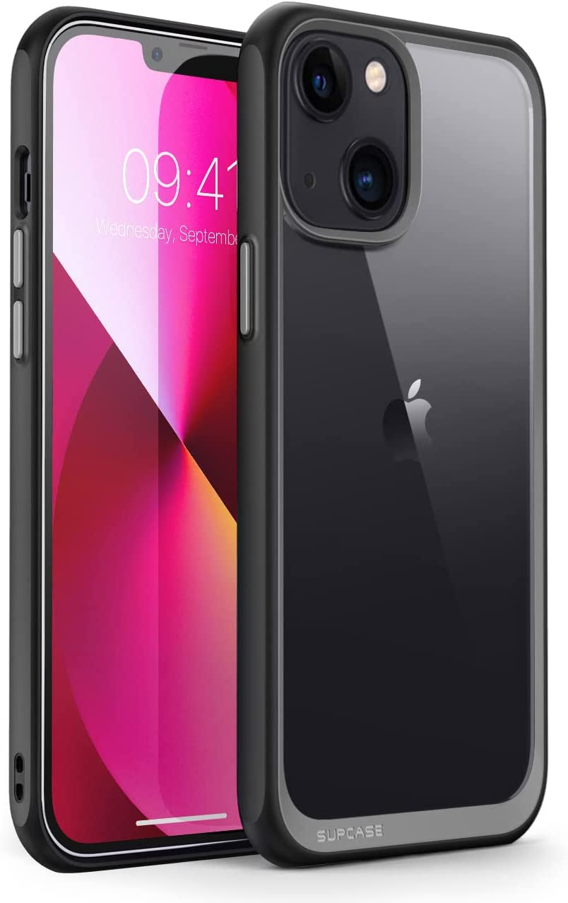 iPhone 13 Case with Military-Grade Protection, Slim and Lightweight Design, Premium Hybrid Clear Back, Raised Edges, Wireless Charger Compatible, Unicorn Beetle Style