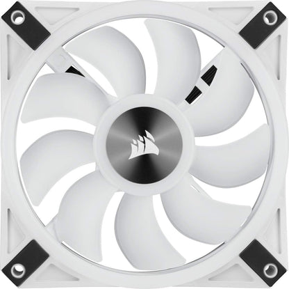 Corsair QL Series iCUE QL120 RGB 120mm PWM White LED Fan - Single Unit