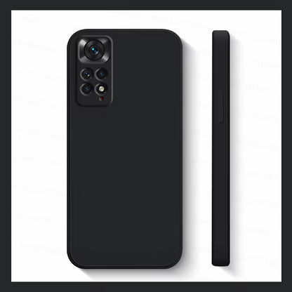 Xiaomi Redmi Note 11S Shockproof Liquid Silicone Phone Case - Compatible with Redmi Note 10, 11, 12, 13 Pro Plus 5G