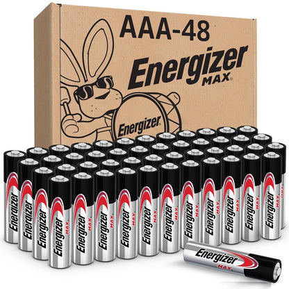 MAX Premium Alkaline AAA Batteries - 48 Count