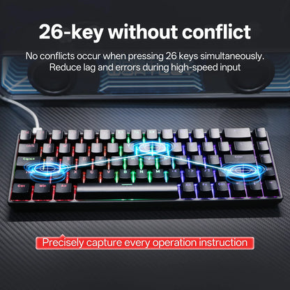 KL61 Single-Mode Mechanical Gaming Keyboard