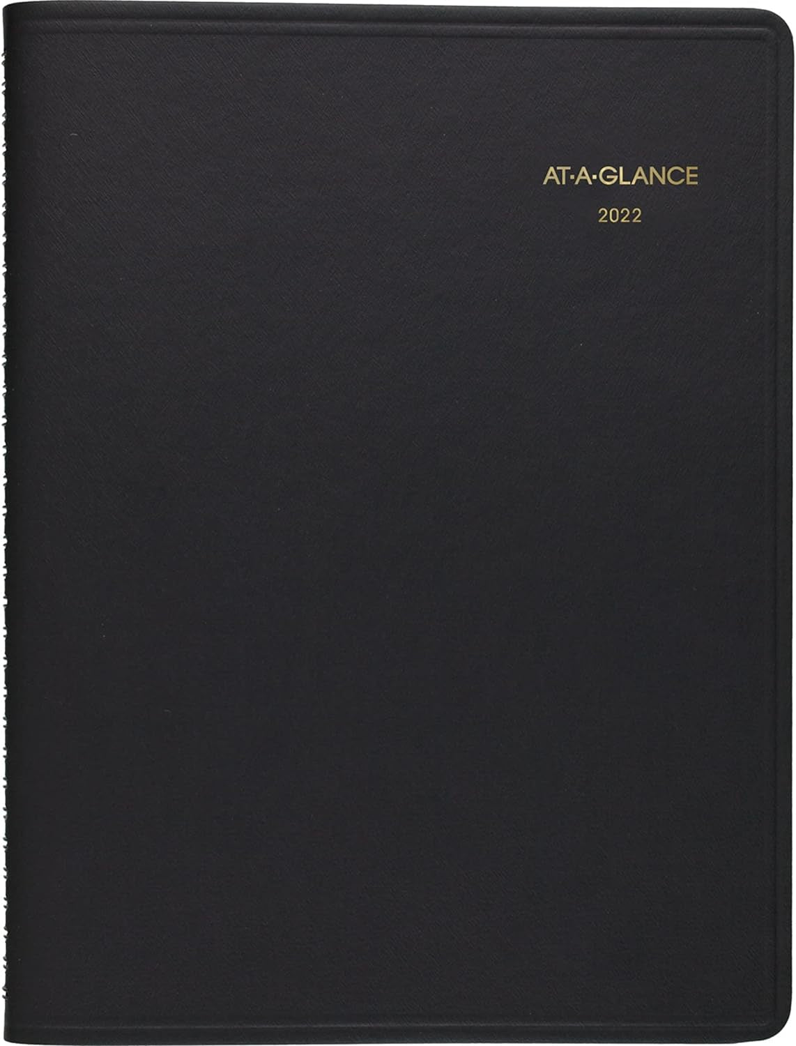 2022 Large Weekly Appointment Book and Planner, 8.25" x 11", Black (7095005)