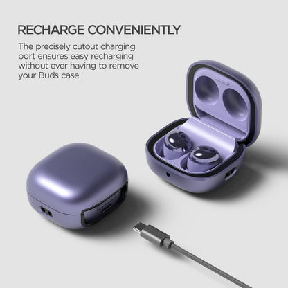 Contemporary Galaxy Buds Case (2020-2023) - Purple