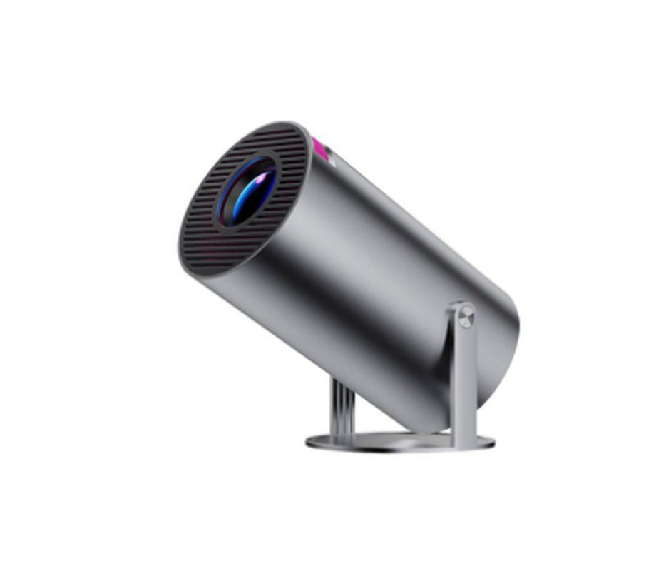 Portable Home Video Projector Featuring 180-Degree Projection Angle and Automatic Focus Adjustment