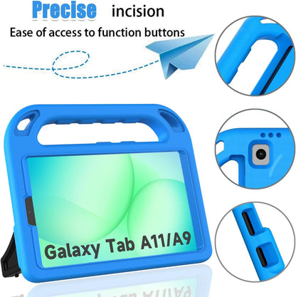 Kids Protective Case for Samsung Galaxy Tab A11 (8.7 Inch, 2025), A9 (8.7 Inch, 2023), and A7 Lite (8.7 Inch, 2021) - Features Built-In Screen Protector and Shockproof Design - Blue