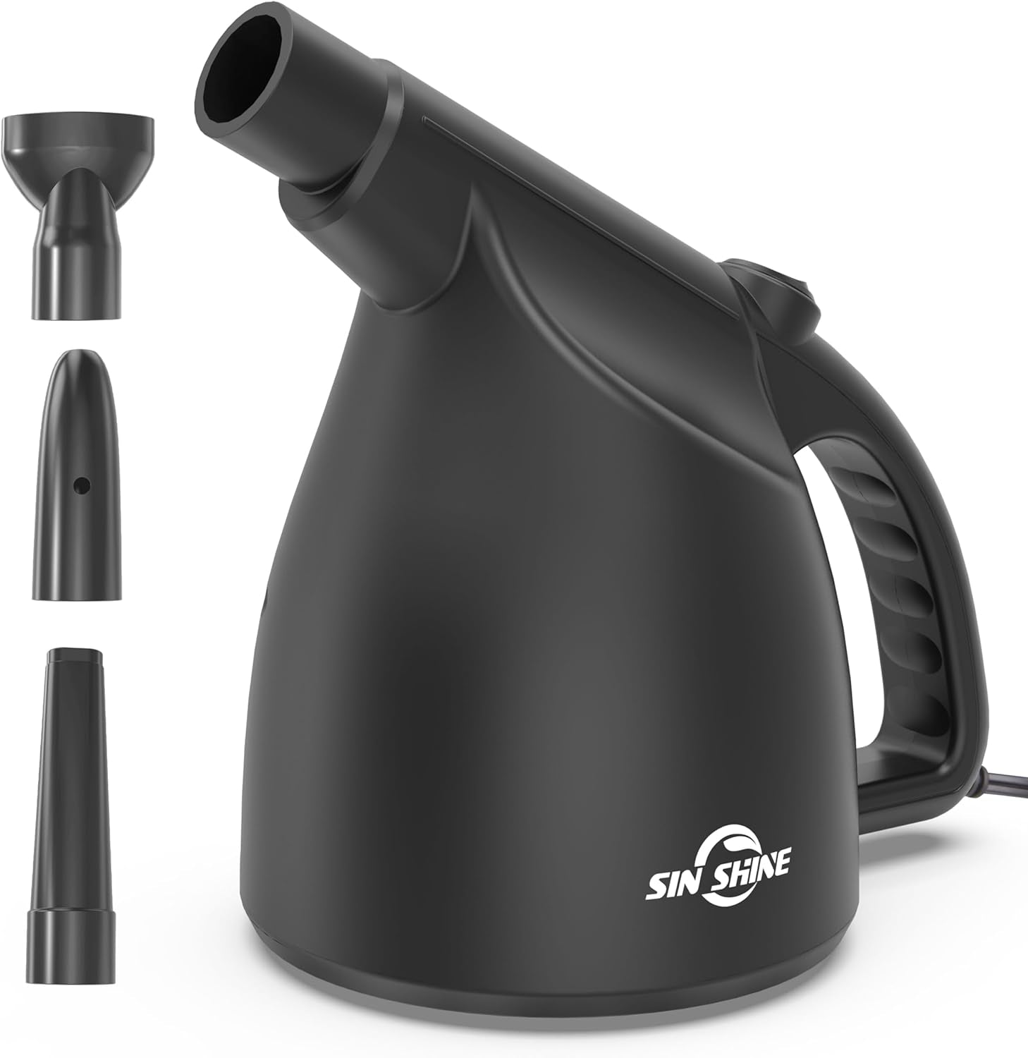 High-Performance Electric Air Duster - 110,000 RPM for Effective Cleaning of Dust, Hair, Crumbs, and Debris from Laptops and Computers, Eco-Friendly Alternative to Compressed Air Cans (Jet Black)