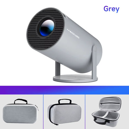 HY300 Pro 8K Android Projector - Dual WiFi 6, 290 ANSI Lumens, Allwinner H726, Bluetooth 5.4, 1080P, 1280x720P - Home Cinema and Outdoor Use