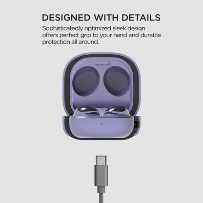 Contemporary Galaxy Buds Case (2020-2023) - Purple