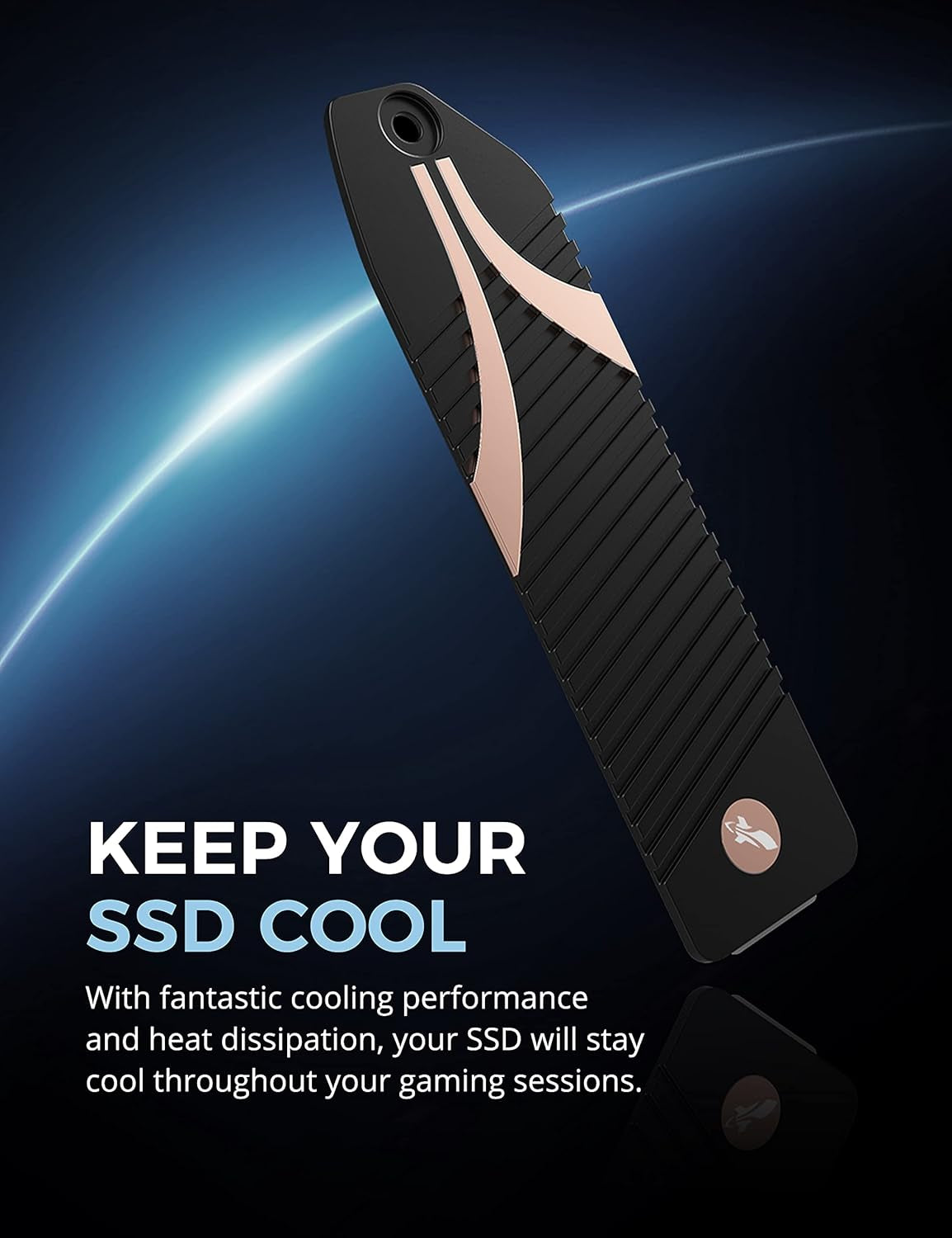 2TB Rocket 4 Plus NVMe 4.0 Gen4 PCIe M.2 Internal High-Performance SSD with M.2 NVMe Heatsink Combo (SB-RKT4P-PSHS-2TB)