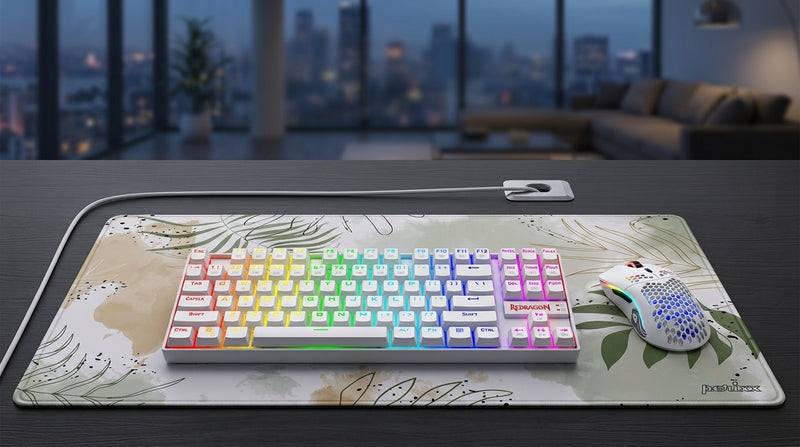 White Gaming Setup