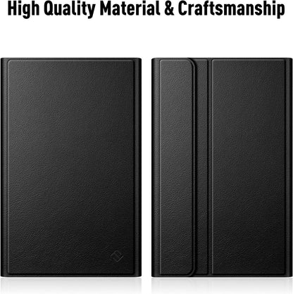 Keyboard Case for Samsung Galaxy Tab A7 Lite 8.7 Inch 2021, Black | Model SM-T220/T225/T227, Slim Lightweight Stand Cover, Magnetically Detachable, Wireless Bluetooth Keyboard