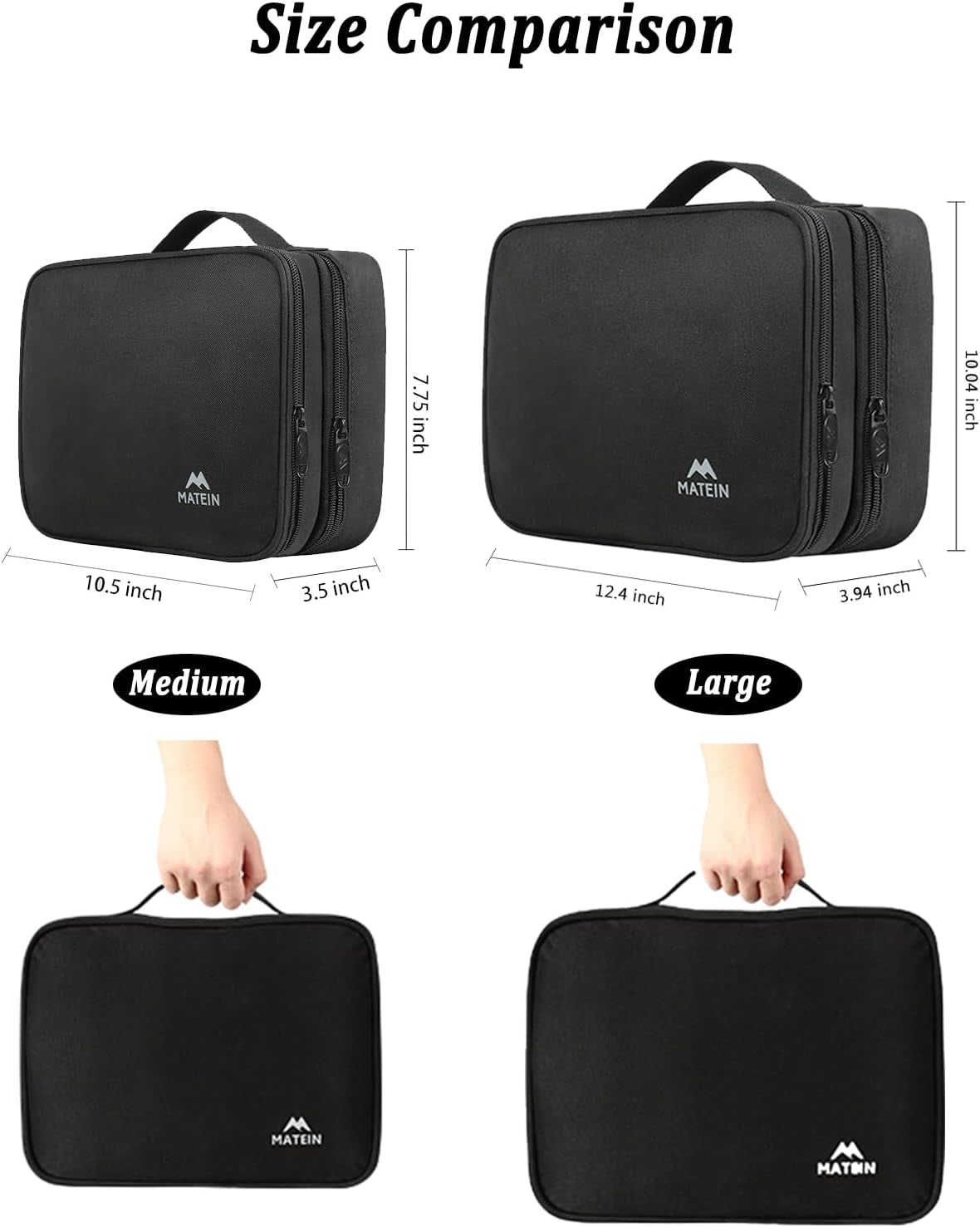 Electronics Organizer Travel Case - Water-Resistant Cable Organizer Bag for Camera Accessories, Travel Essentials, and Devices - Ideal Gift for Men