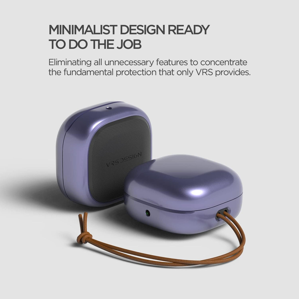 Contemporary Galaxy Buds Case (2020-2023) - Purple