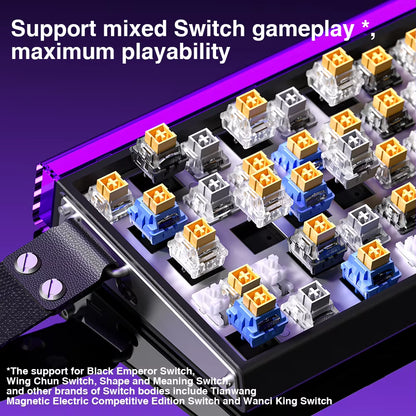HERO 68HE Magnetic Switch Gaming Keyboard with 8K Return and RGB Lighting for Esports Professionals