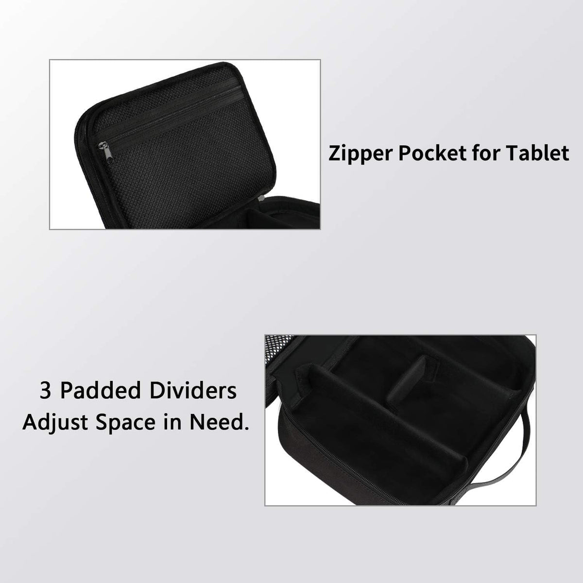 Electronics Organizer Travel Case - Water-Resistant Cable Organizer Bag for Camera Accessories, Travel Essentials, and Devices - Ideal Gift for Men