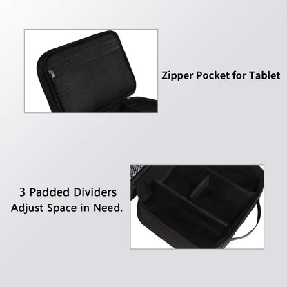 Electronics Organizer Travel Case - Water-Resistant Cable Organizer Bag for Camera Accessories, Travel Essentials, and Devices - Ideal Gift for Men