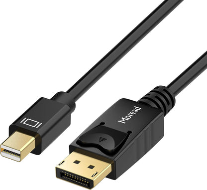 8K Mini DisplayPort to DisplayPort Cable 1.4, 6 Feet - Bi-Directional Connectivity, Supports Up to 8K@60Hz, 4K@240Hz, 2K@240Hz, 32.4Gbps; Compatible with MacBooks with Thunderbolt 1/2
