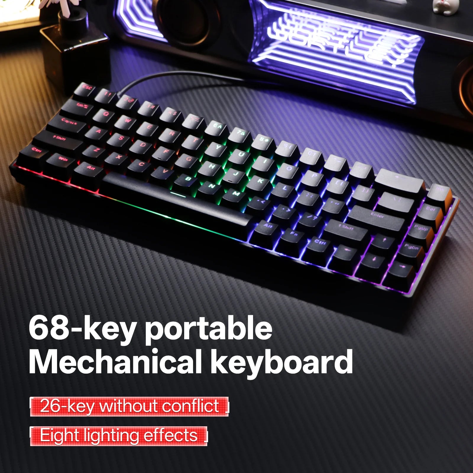 KL61 Single-Mode Mechanical Gaming Keyboard